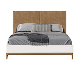 Кровать двуспальная Bari с мягкой  спинкой