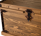 Сундук Викинг с прямой крышкой