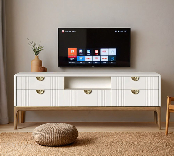 Фото Тумба ТВ узкая Bari