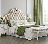Кровать двуспальная Romantic Gold R538/R536/R534 с мягким изголовьем