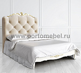 Кровать двуспальная Romantic Gold R714D/R716D/R718D с мягким изголовьем