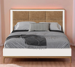 Фото Кровать односпальная Bari с мягкой вставкой