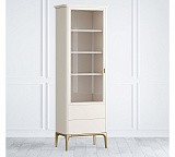 Шкаф книжный малый 2 ящика Primo gold