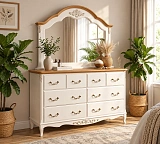 Комод Marlette WOOD Прованс 8 ящиков