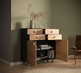 Большой комод с ящиками и дверками Сплит SP19