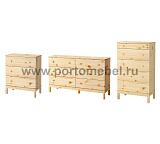 Комод Тарва с 3 ящиками (Т-3)