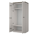 Шкаф двухстворчатый VINATI 2DG