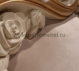 Кровать двуспальная Romantic Gold R418/R416 с мягким изголовьем