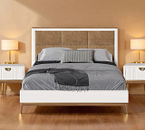 Кровать двуспальная Bari с мягкой вставкой