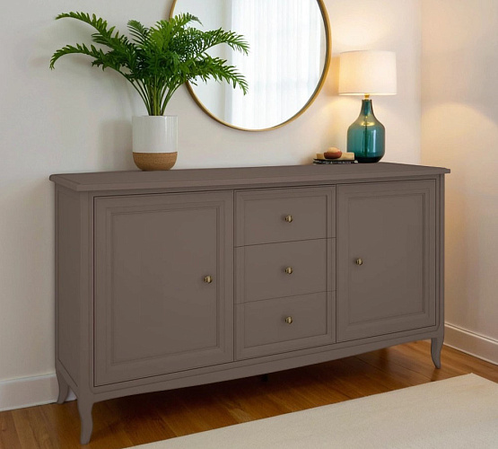 Фото Комод широкий Majessa 3 ящика 2 двери