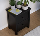 Тумба прикроватная 2 ящика HEMNES Кымор
