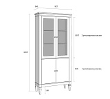 Шкаф для посуды Ольса-С 220