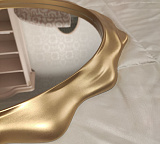 Зеркало круглое малое Romantic Gold