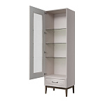 Шкаф с витриной Гориция НСМ однодверный