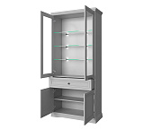 Шкаф с витриной VALENCIA 2V2D1S Н