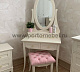 Туалетный столик с зеркалом Римини узкий