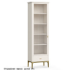 Шкаф книжный малый 1 ящик Alte Primo gold Pr129B