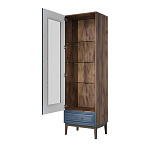 Шкаф с витриной Гориция НСМ однодверный