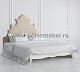 Кровать двуспальная Romantic Gold R696/R698 с мягким изголовьем
