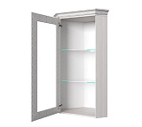 Шкаф с витриной 1VU TIFFANY (вудлайн кремовый)