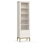 Шкаф книжный малый 2 ящика Alte Primo gold Pr129C