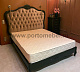 Кровать двуспальная Nocturne G526/G528 с мягким изголовьем