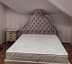 Кровать двуспальная Atelier Gold с мягким изголовьем