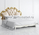 Кровать двуспальная Romantic Gold R566/R568 с мягким изголовьем