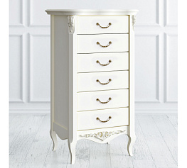 Изображение Комод высокий Romantic 6 ящиков Фото Комод высокий Romantic 6 ящиков