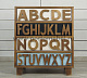 Маленький комод Alphabeto Birch 4 ящика